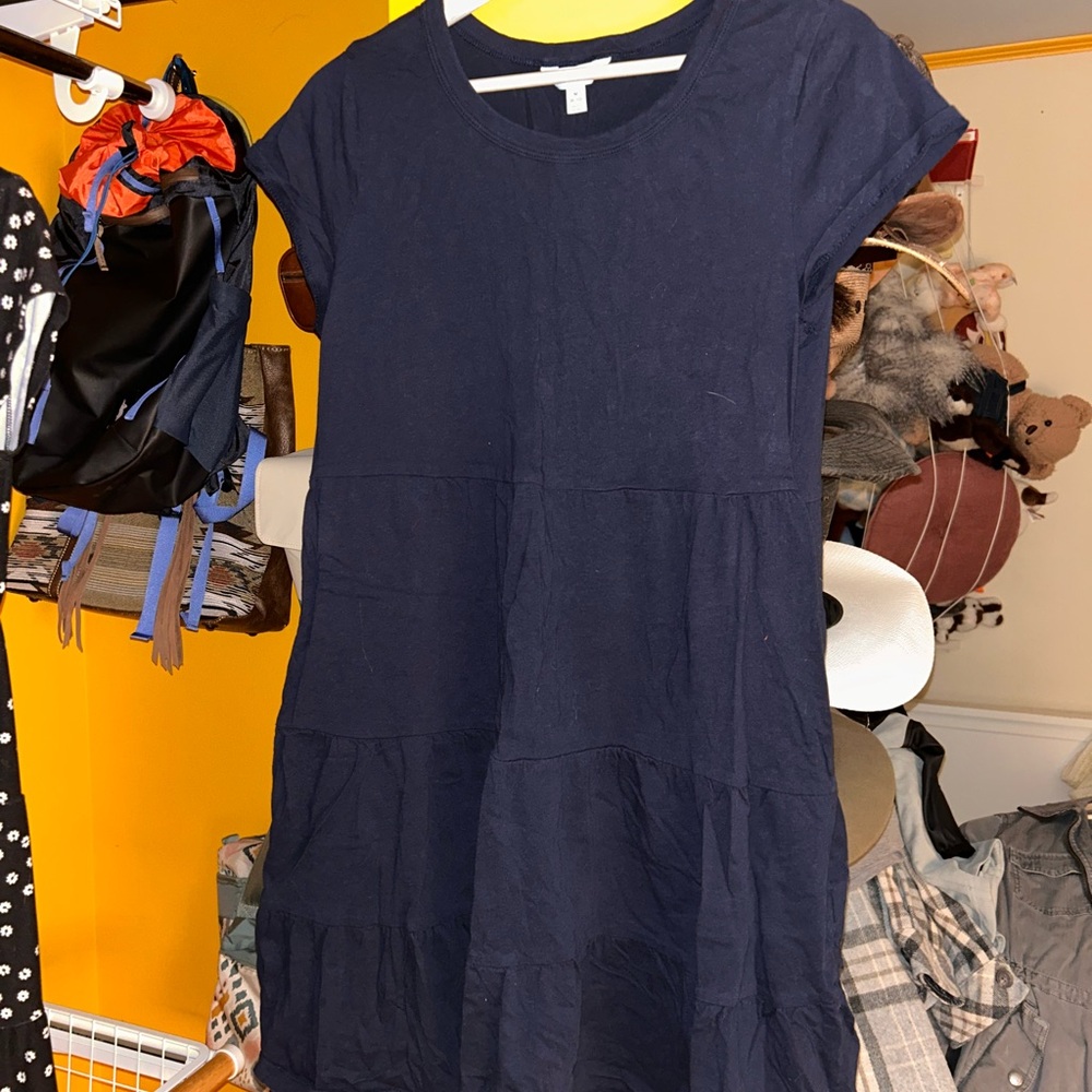 Time and Tru Dark Blue Dress